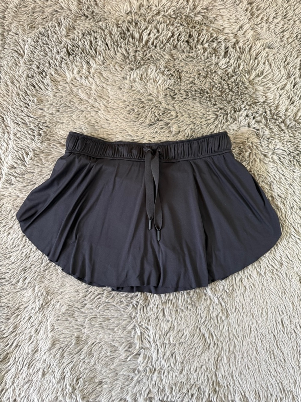 Free People Movement Skort Black Sz Large Athletic Tennis Skirt Built In Shorts